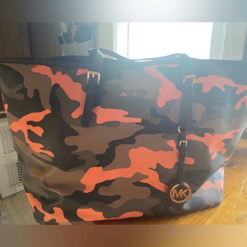 MK Camo Tote